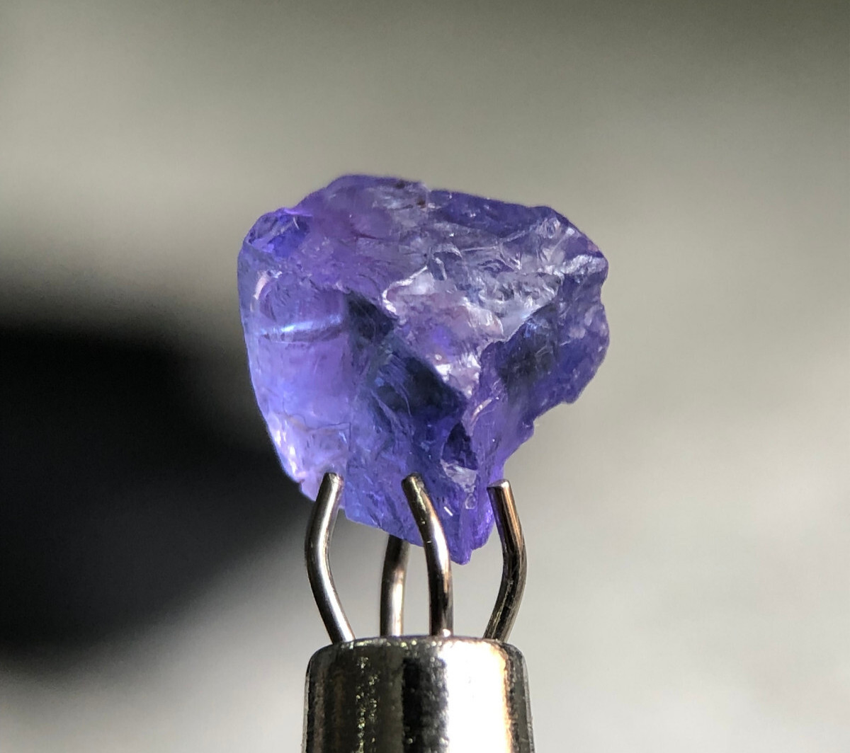 Natural Uncut Tanzanite 1.50ct Raw Blue-Purple Gemstone 6x6mm Top Grade Crystal