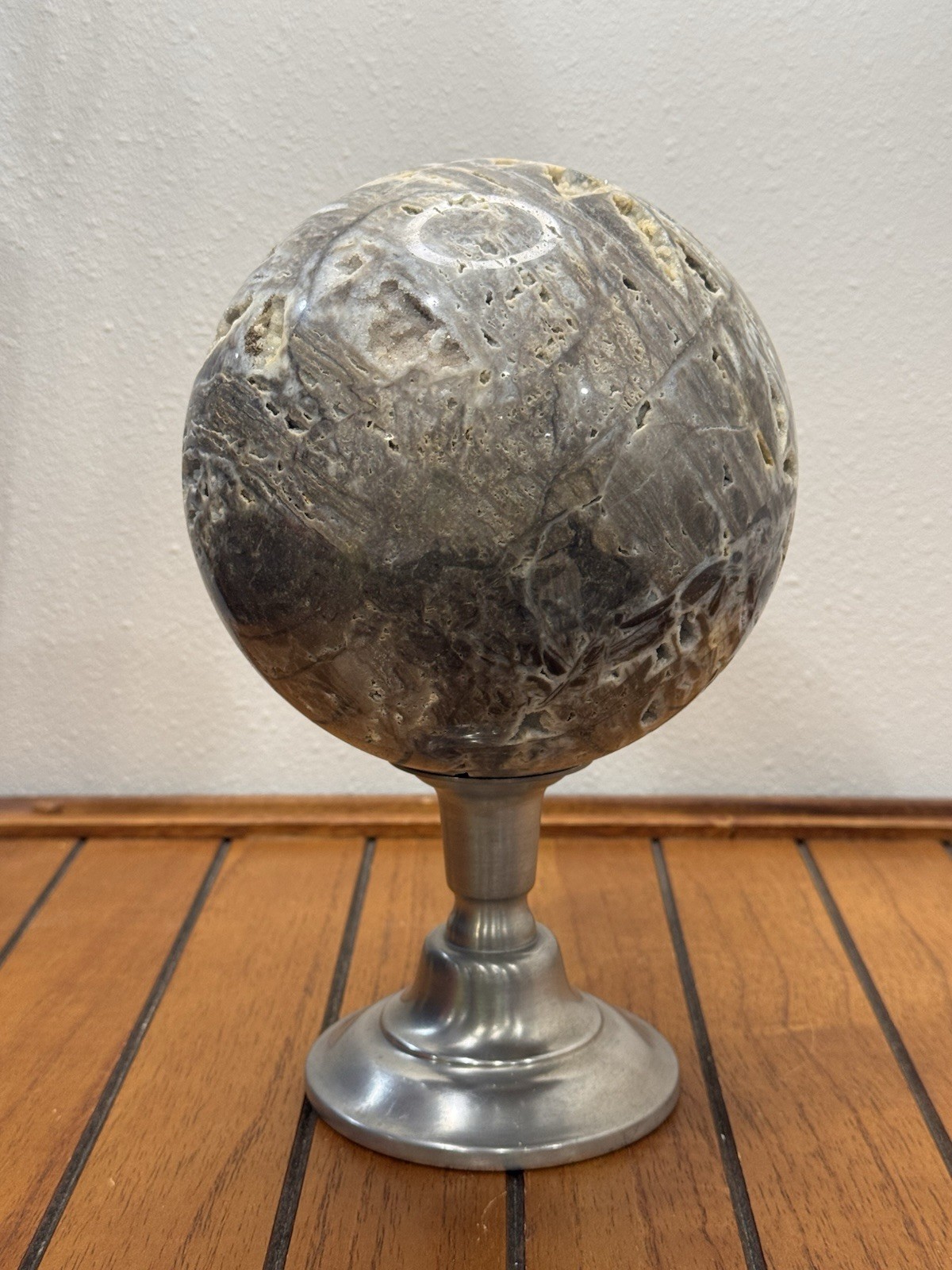 XL druzy sphalerite crystal sphere – approx. 153mm / 4.6kg
