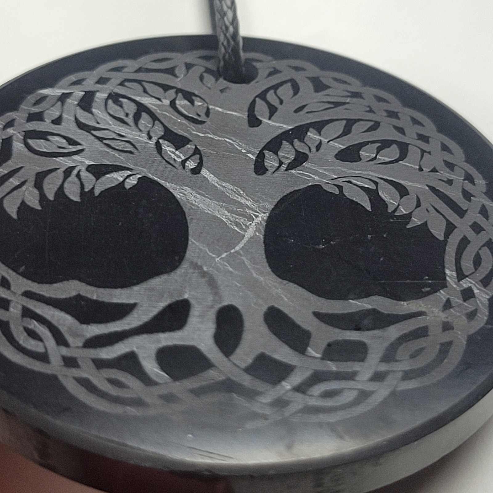 Shungite World Shungite Pendant Engraved Tree of Life – Celtic / 50 mm / 1.96″
