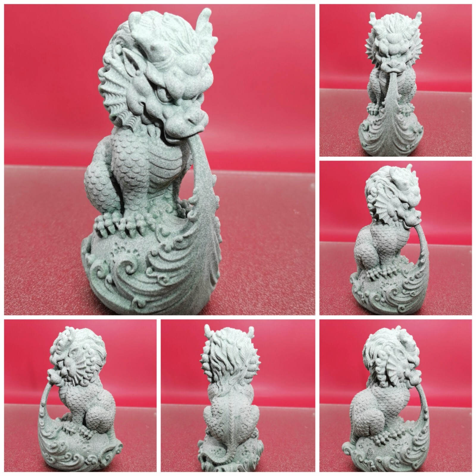 Sandstone Buddha Sandstone Auspicious Beast Fortune Figurines Statues 1+LB