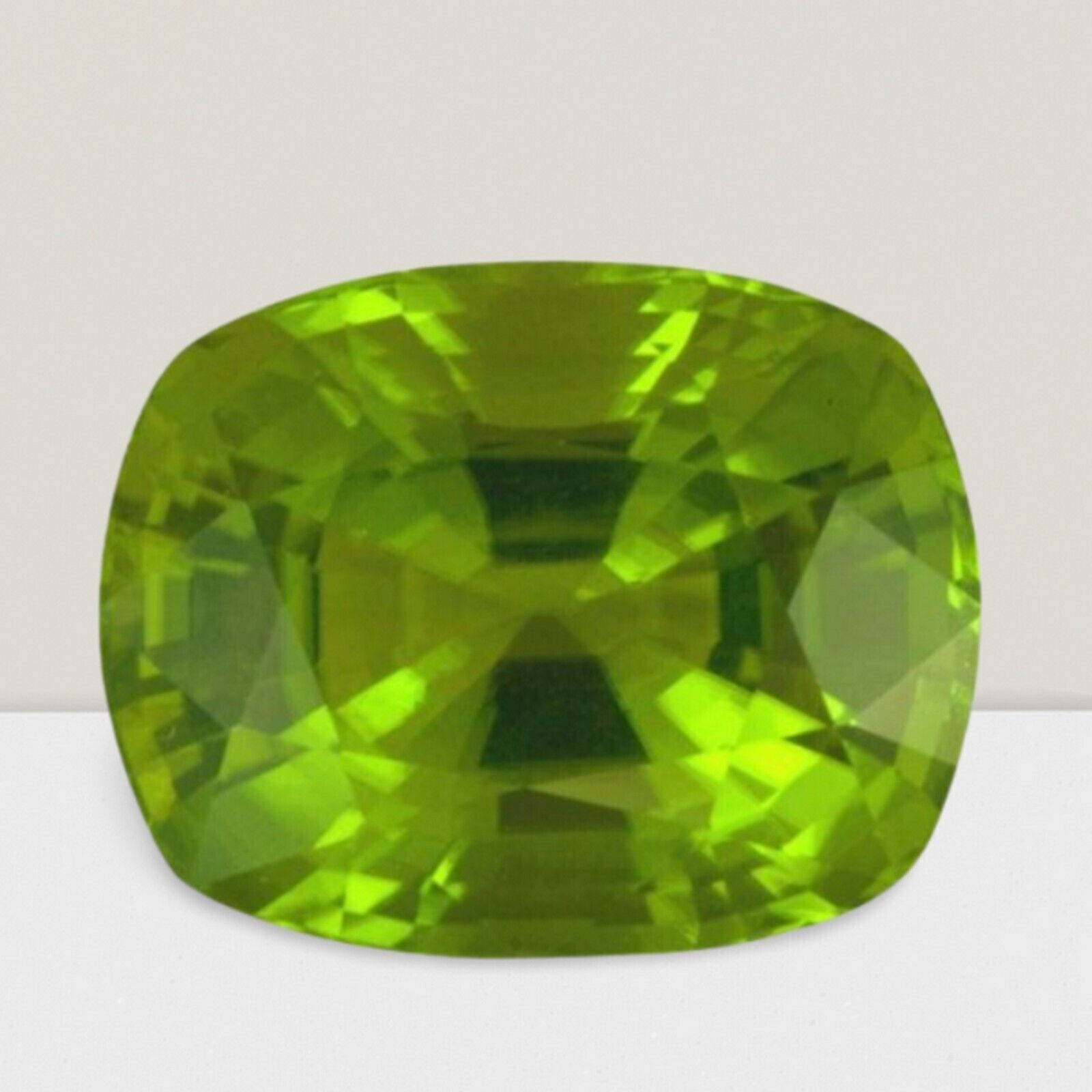 Peridot Cushion Cut Gemstone 1.15 Cts – 7×5 mm AAA+ Loose Gem