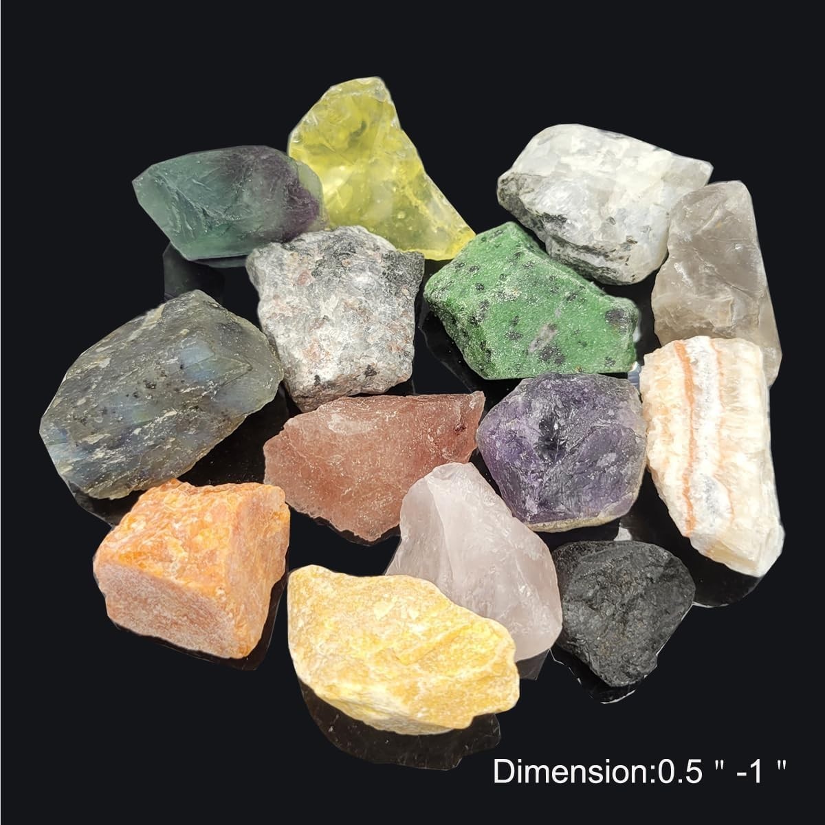 Rock & Mineral Collection Kit for Adults and Kids Natural Rocks for Tumbling …