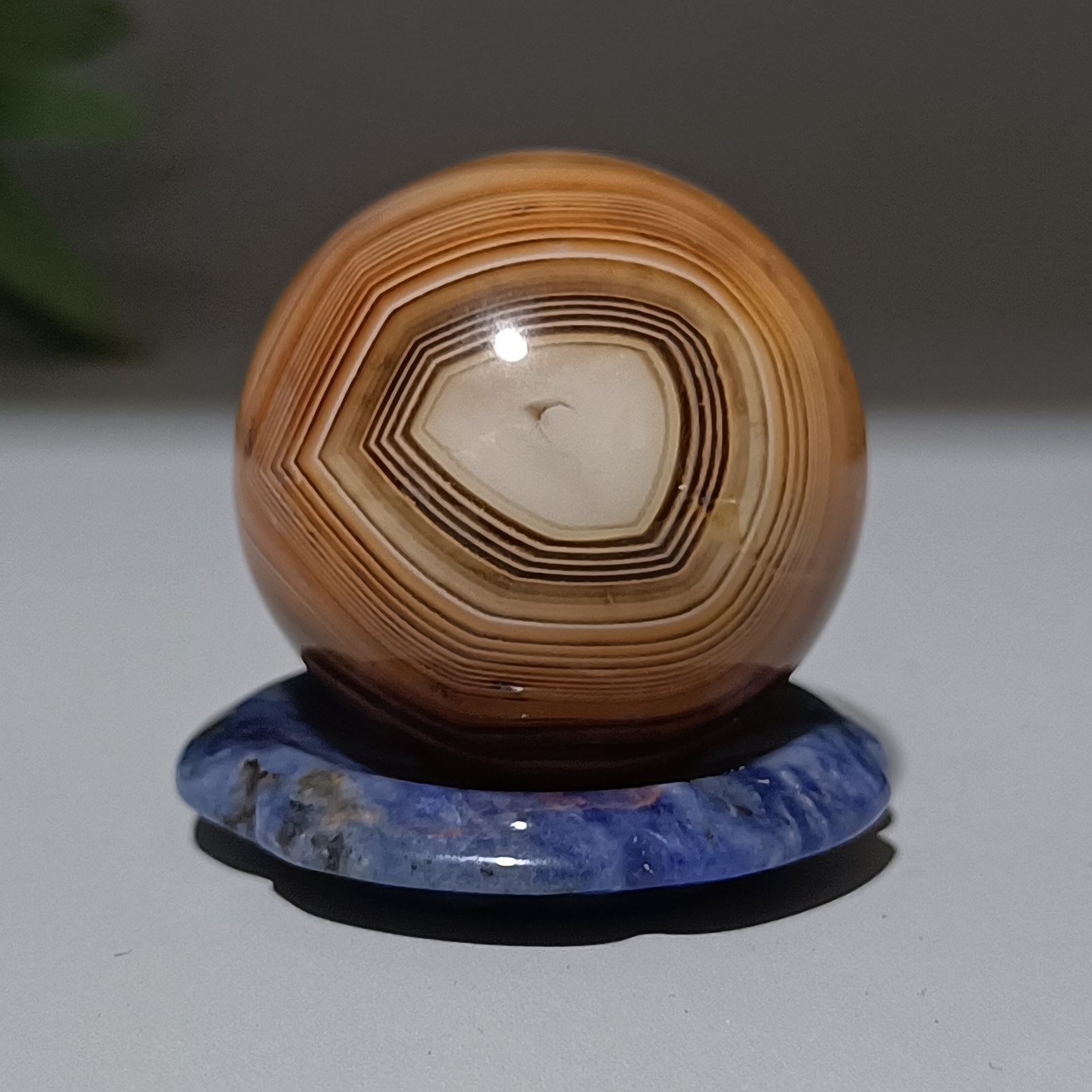 32MM Natural agate Quartz Sphere Healing Crystals Ball reiki gift+stand