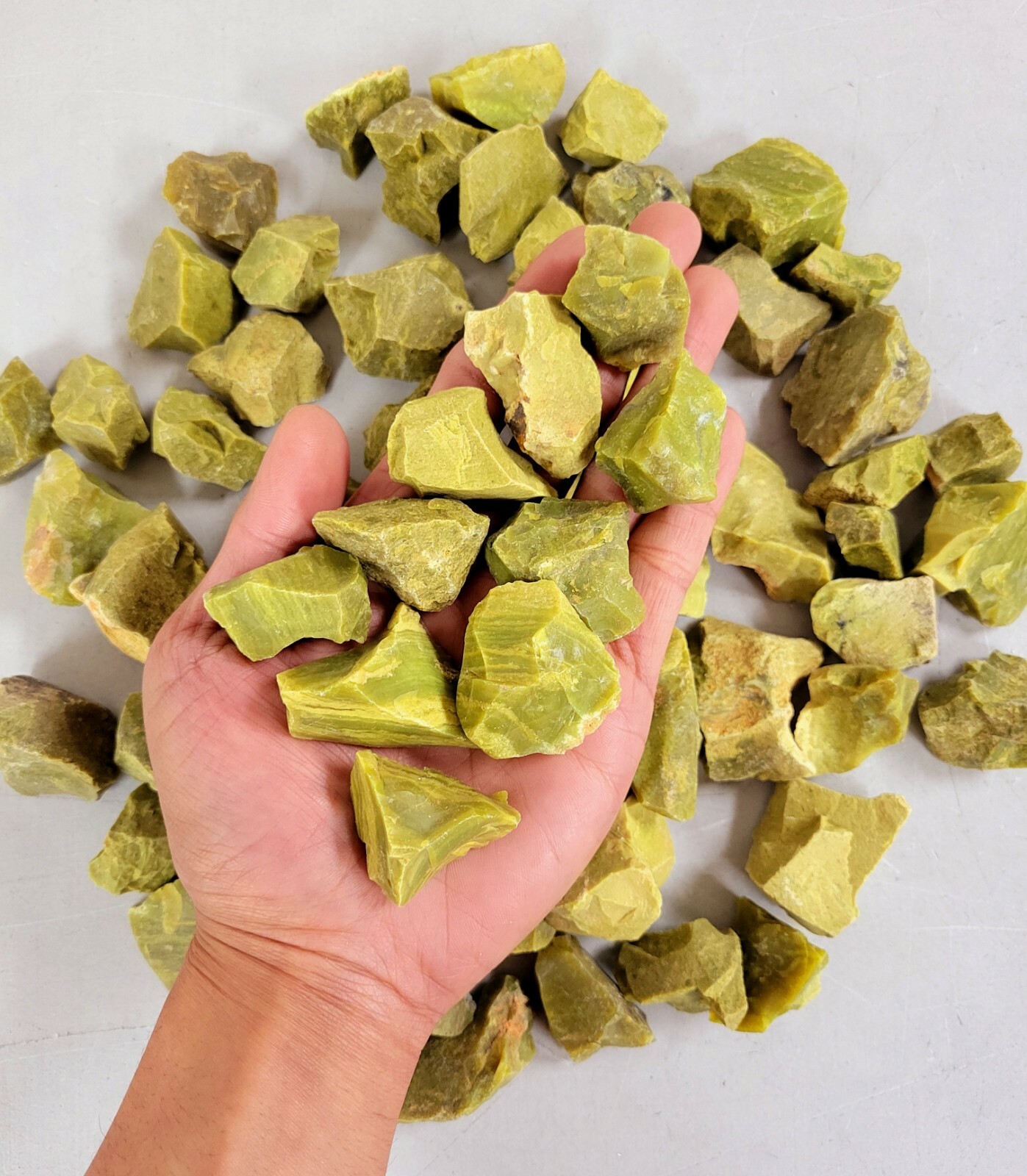 Raw Green Opal – Bulk Rough Stones – Crystals Wholesale Gemstones – Healing Gems