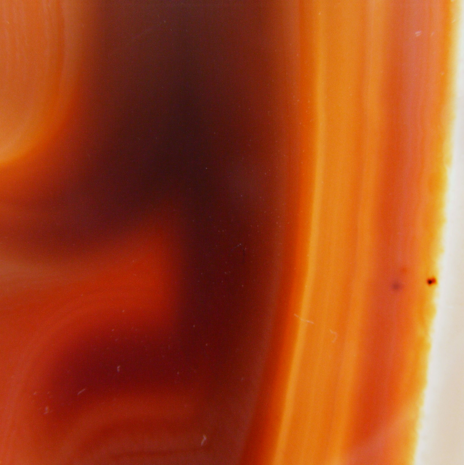 Natural Orange Agate Slice Polished Banded Geode Slice 11cm x 3.5cm
