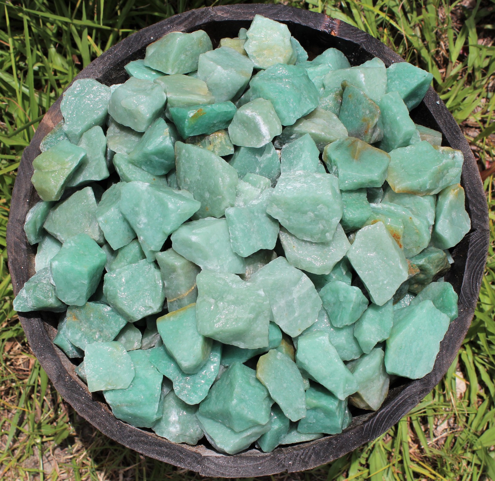 11 lb Wholesale Rough Stone Buckets – Chose Your Gemstone (Raw Crystal Bulk Lot)