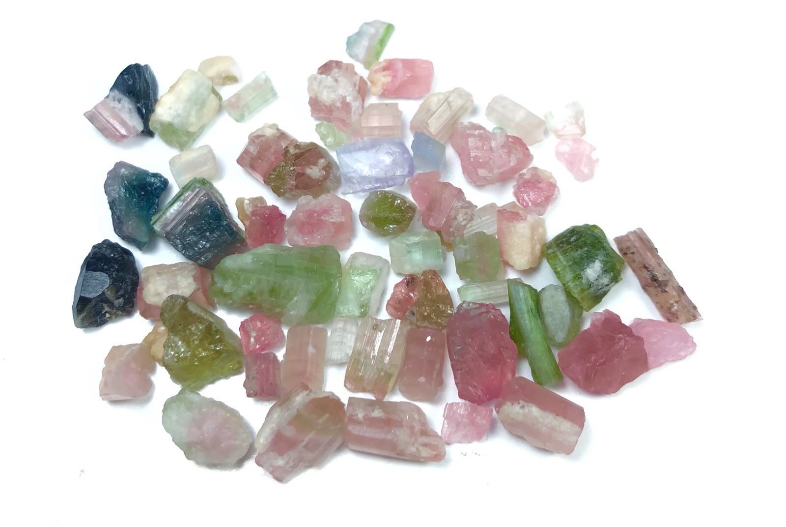 111 crt Beautiful mix color Natural Tourmaline lot From Afghanistan|