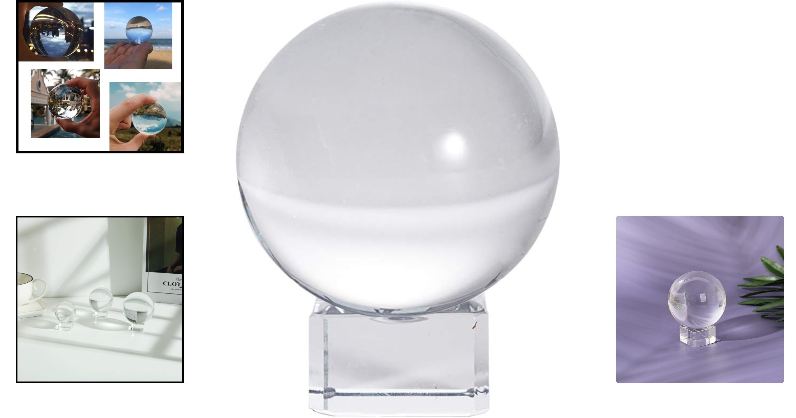 Elegant 50mm K9 Crystal Sphere for Meditation & Crystal Collectors – With Stand