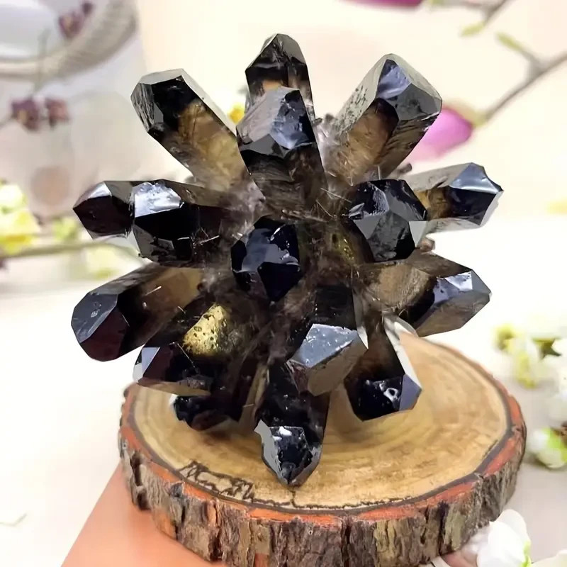 200g+ Rare Large Raw Smoky Quartz Crystal Cluster Quartz Mineral Specimens Decor