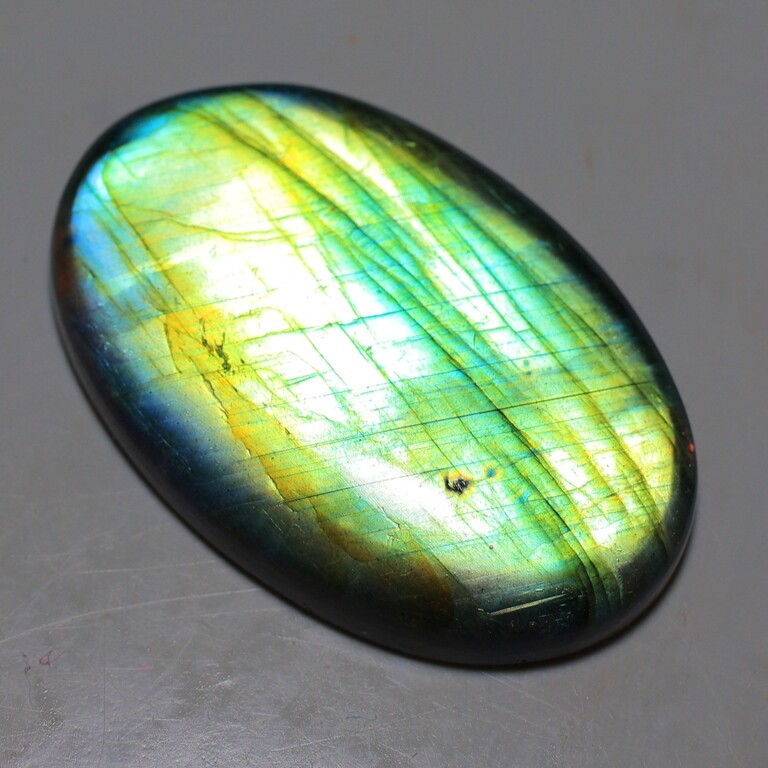 Natural Labradorite Pear , 0.5″- 4″ High Purple Multi Flash, Pick a Size