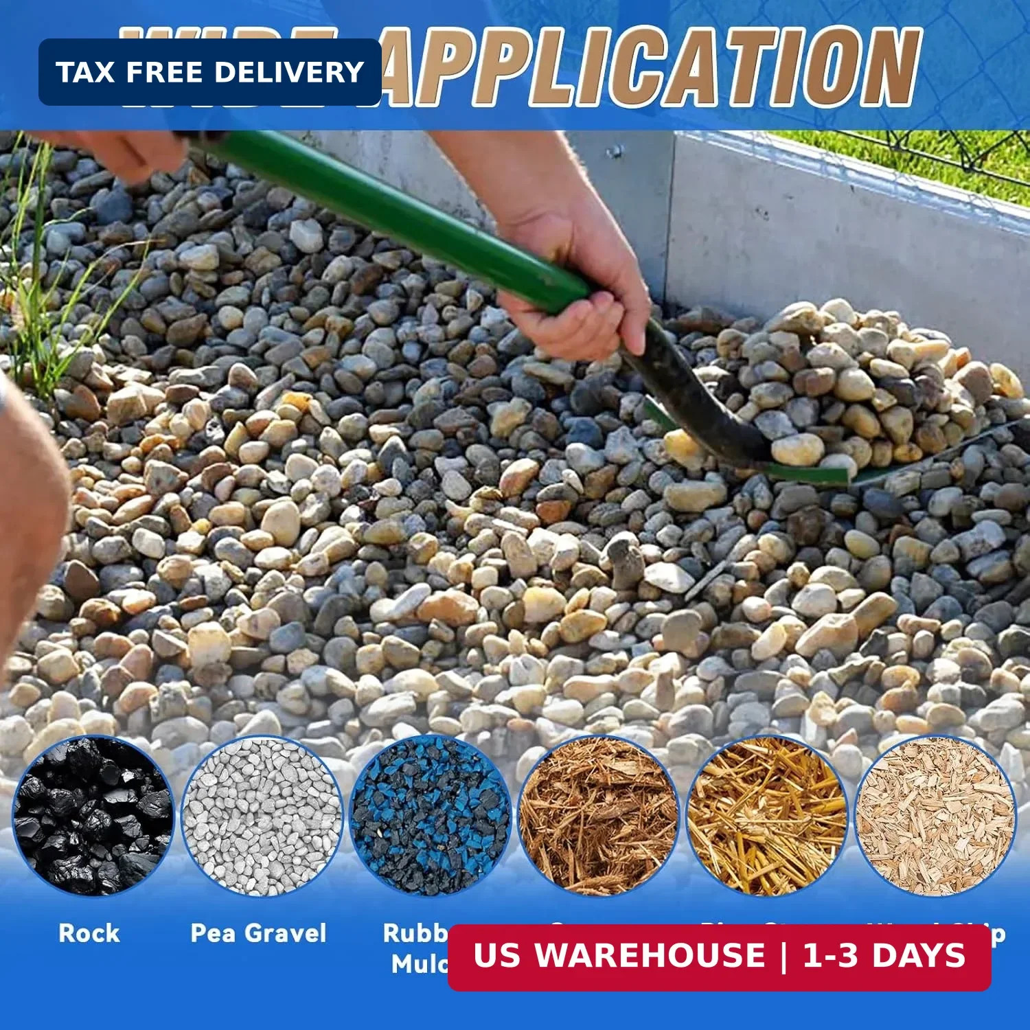 64Oz Rock and Gravel Glue, Heavy Duty Landscape Gravel Glue, Professional Mulch