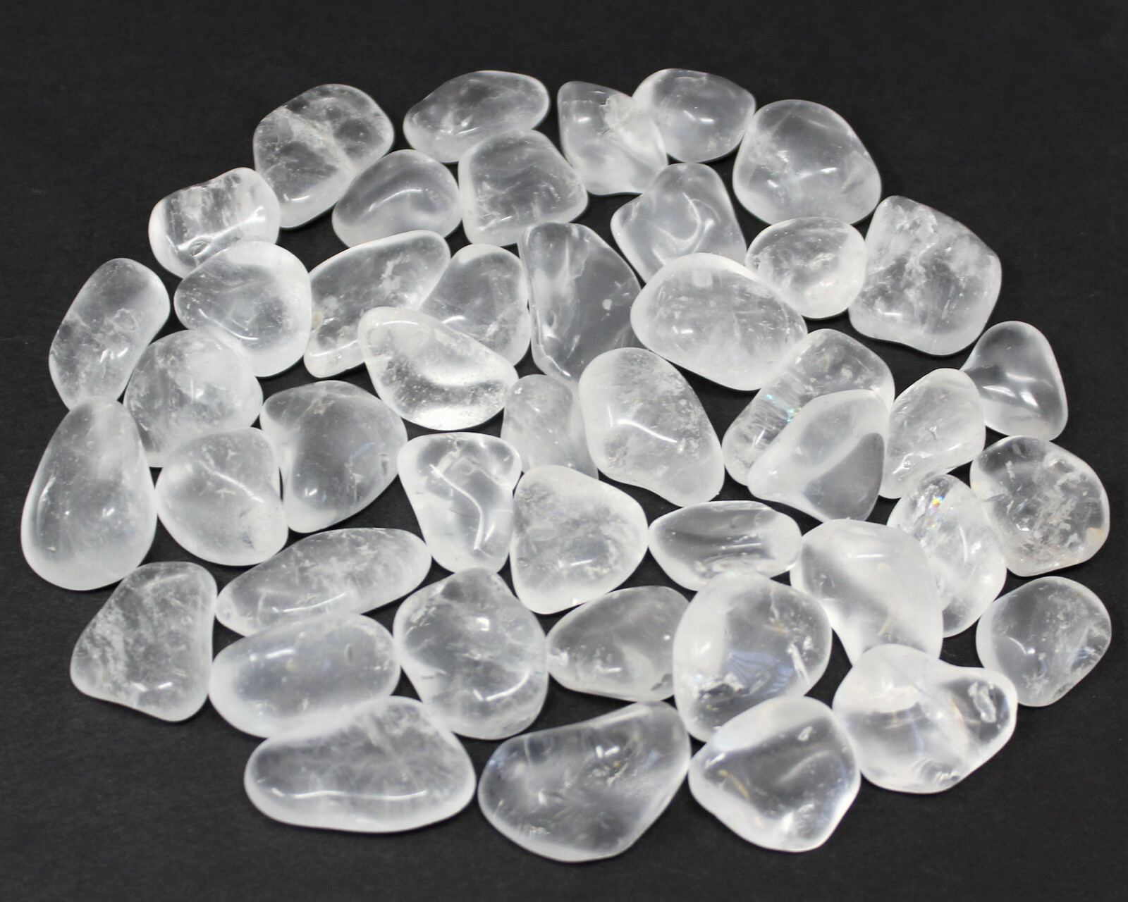 1/4 lb Bulk Lot Clear Quartz Tumbled Stone (Crystal Healing Metaphysical) 4 oz