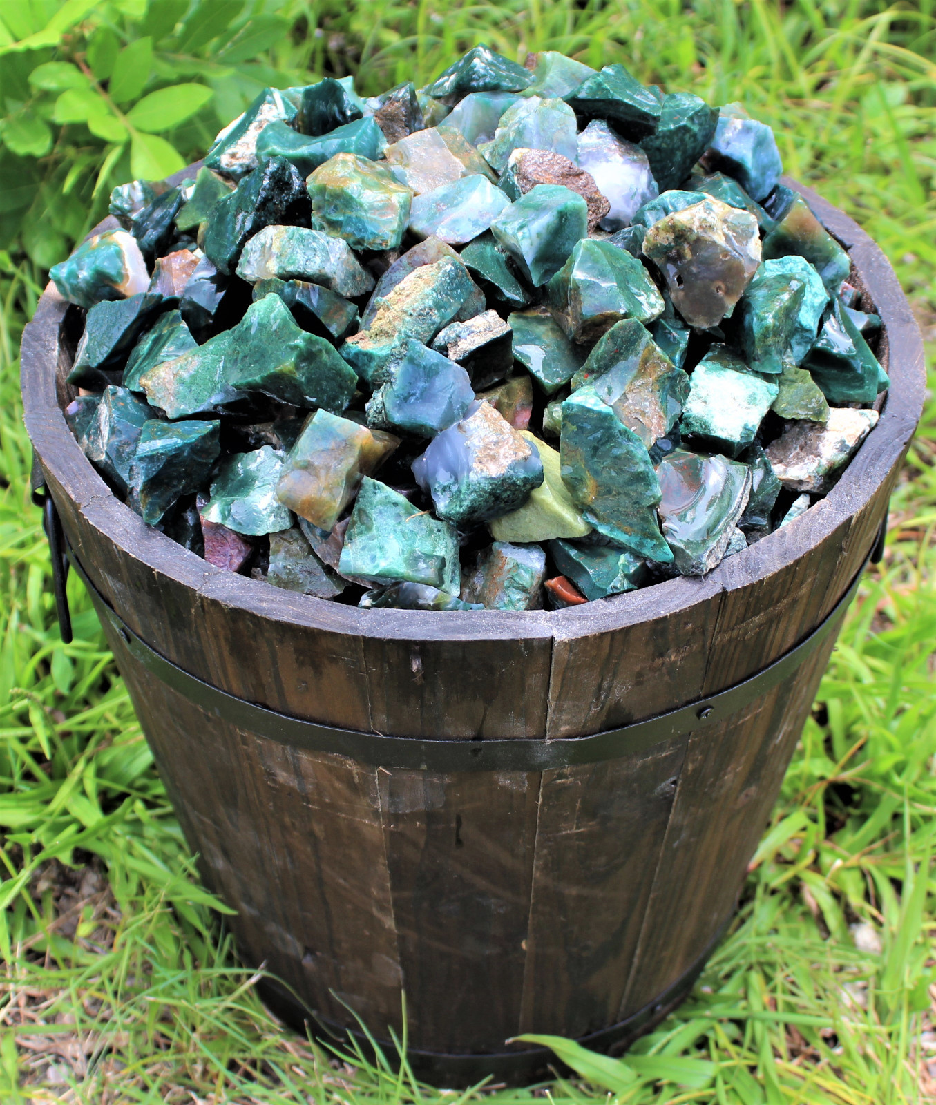 1/4 lb Bulk Lot Natural Rough Bloodstone Raw Rock Stone (Crystal Healing 4 oz)