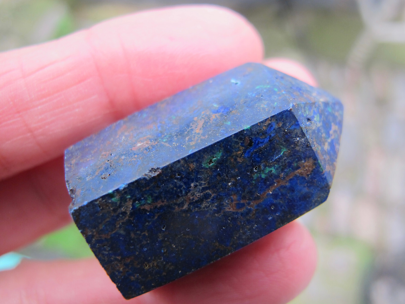 Crystal Lapis Lazuli polished tiny point Stone Bright Natural Freeform Healing