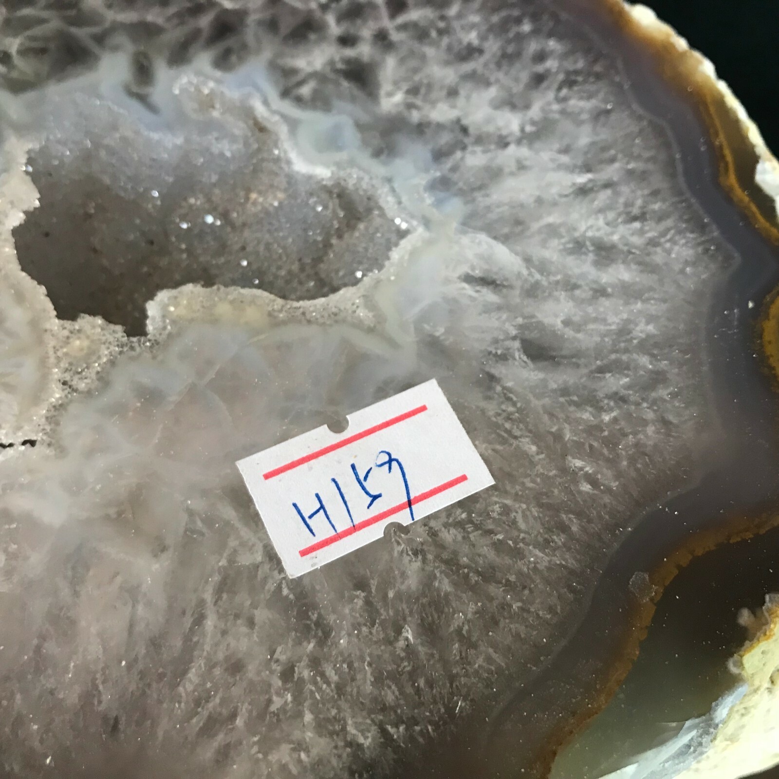 7.0LB Crystal Geode Natural Thunderegg Agate Quartz Mineral Specimens Healing