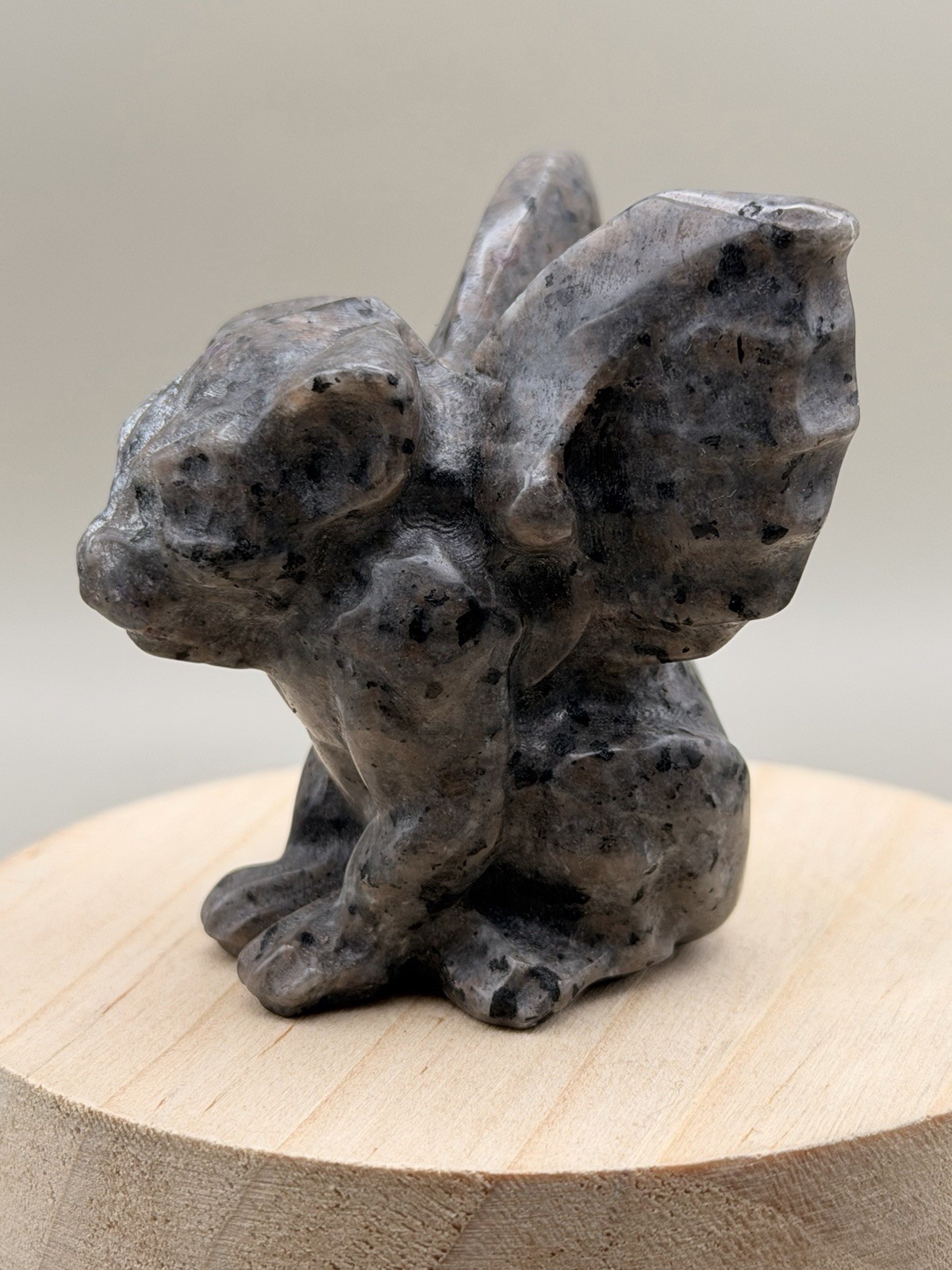 Yooperlite Gargoyle Natural Crystal Gemstone Protection UV Reactive