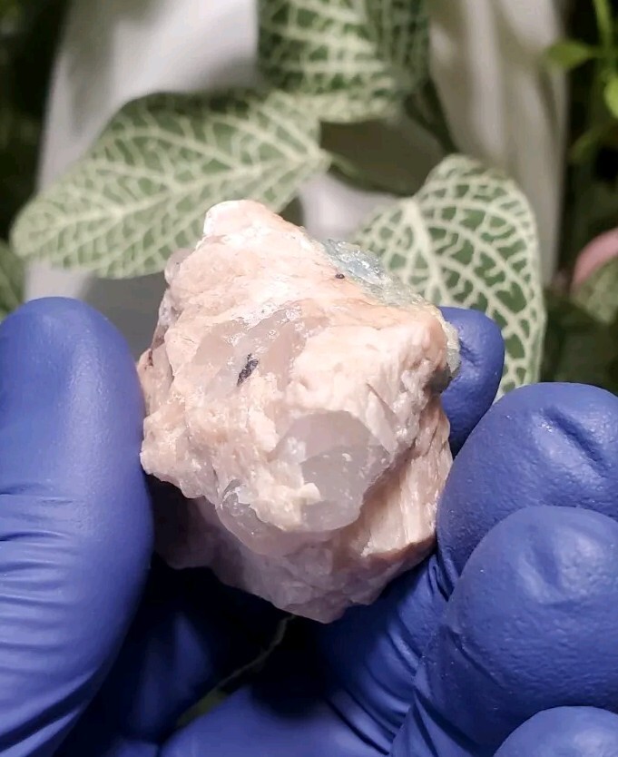 Aquamarine in Feldspar Crystal Specimen 40 grams
