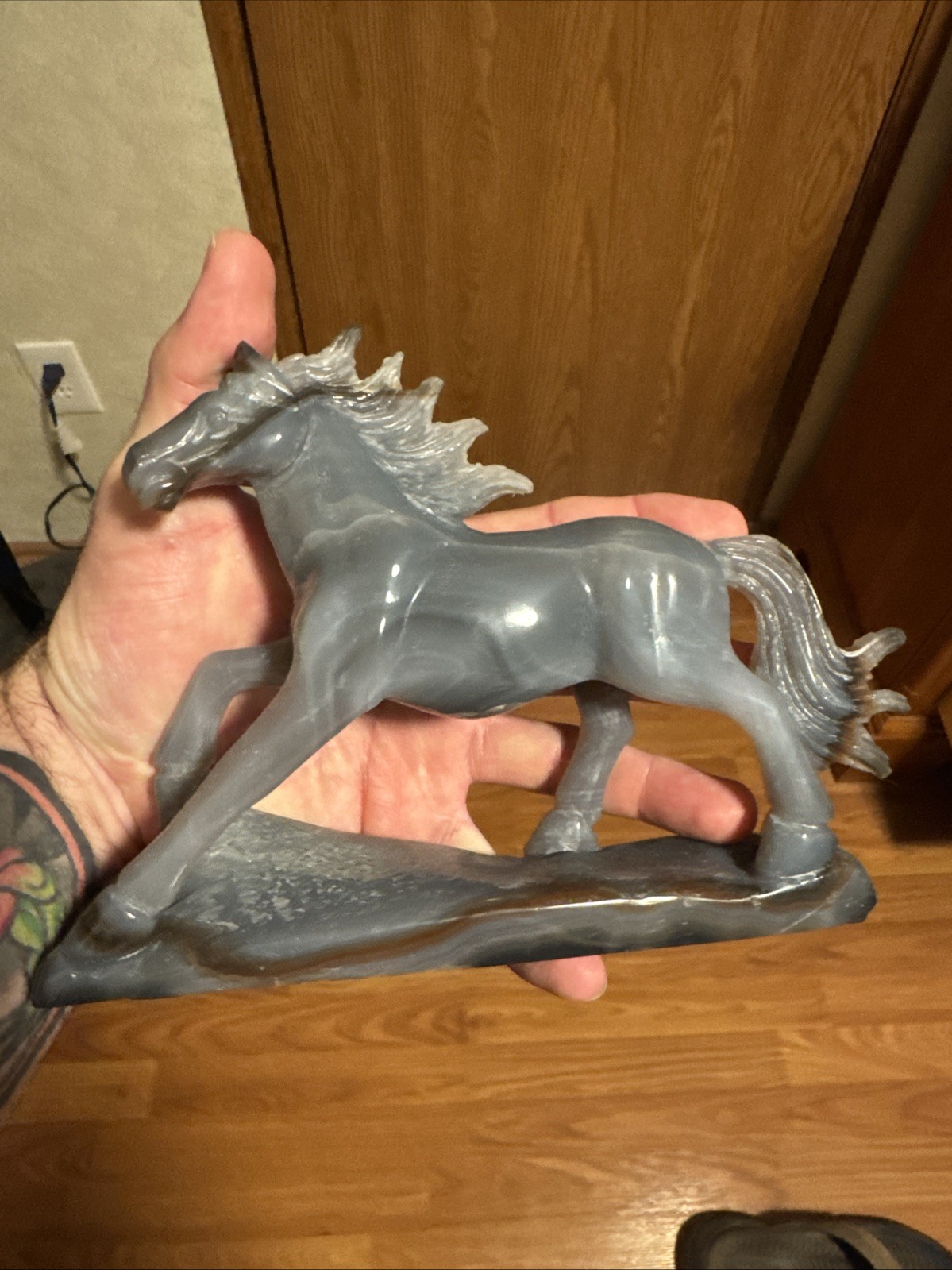 Crystal & Gemstone Carved Agate Horse