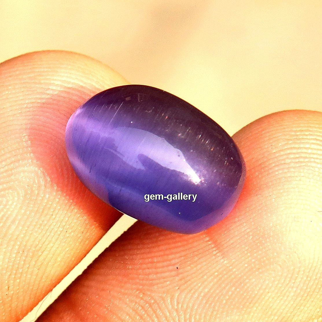 9 Ct Purple Amethyst Cabochon Oval Shape Certified Natural Loose Gemstone