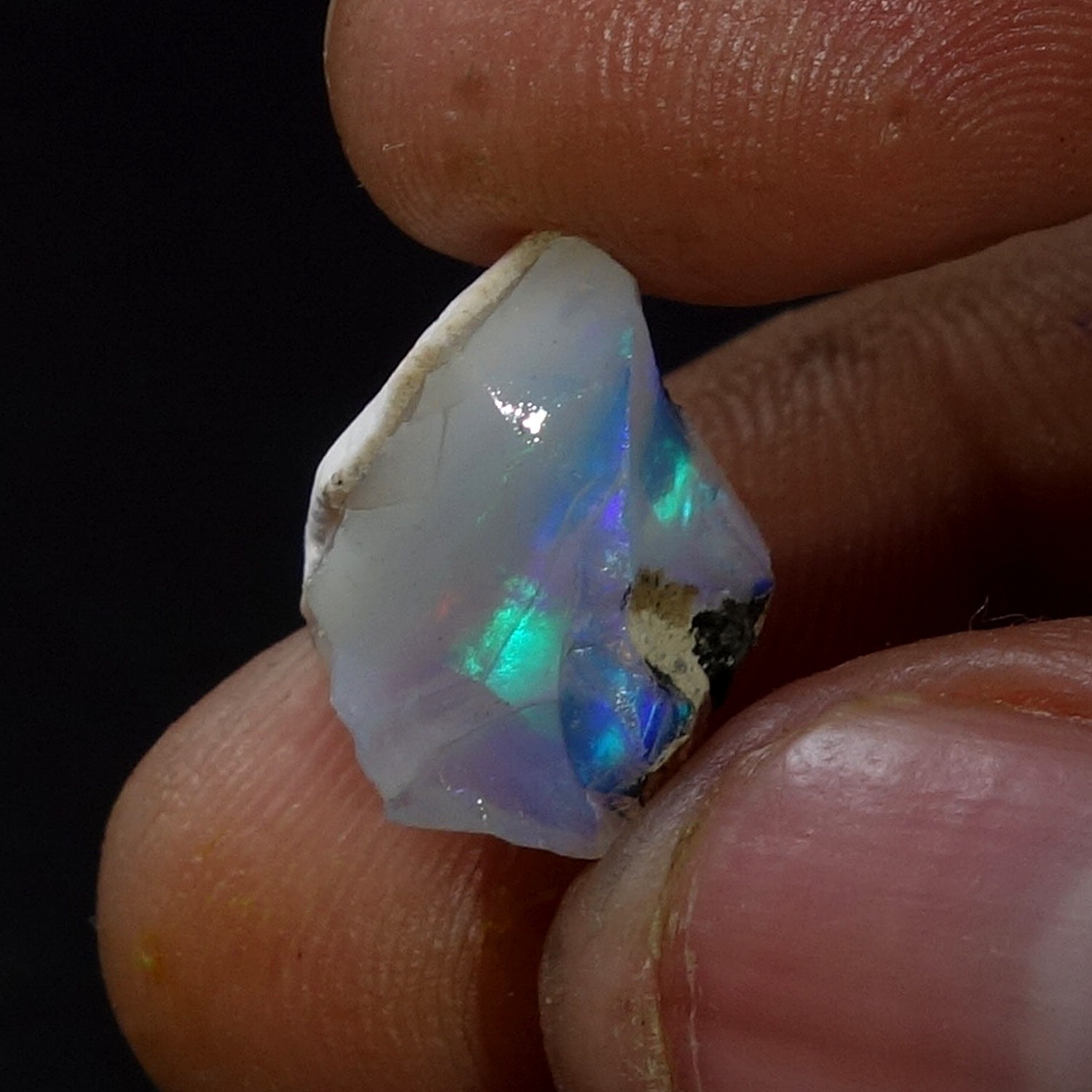 Natural Ethiopian Opal Raw Rough Rainbow Colour Multi fire High Quality Gems 202
