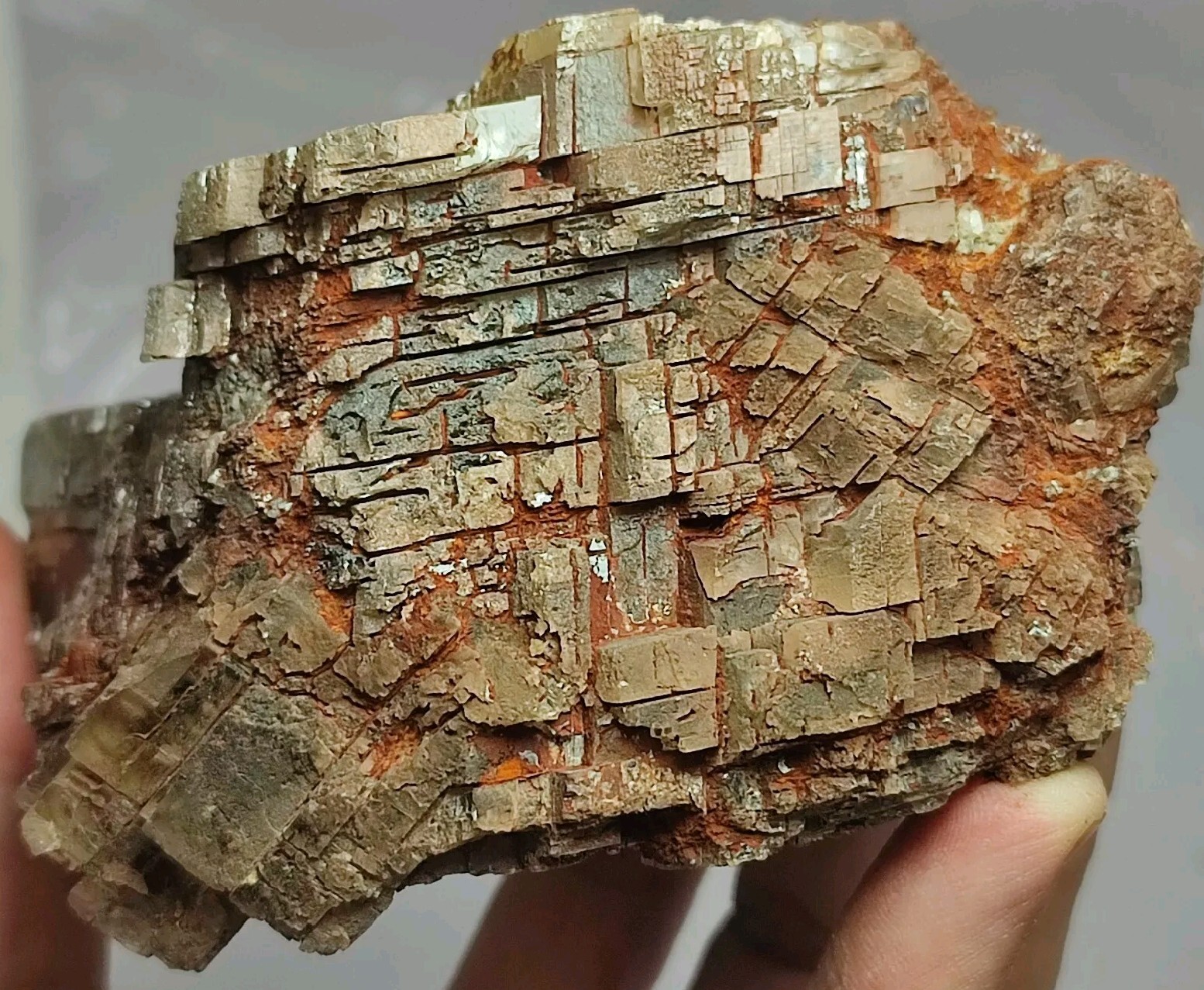 1.4-kg Gemmy Orthoclase War Feldspar Crystal With Complete Growth & Huge Size.