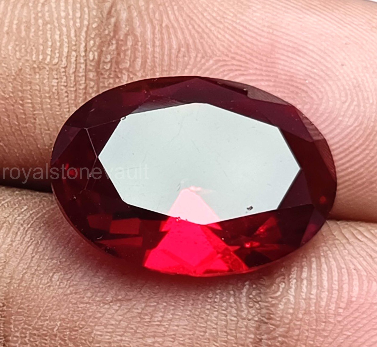 8.65 Ct Natural Red Ruby Oval Shape Loose Gemstone IGL Certified Stunning 5SDN