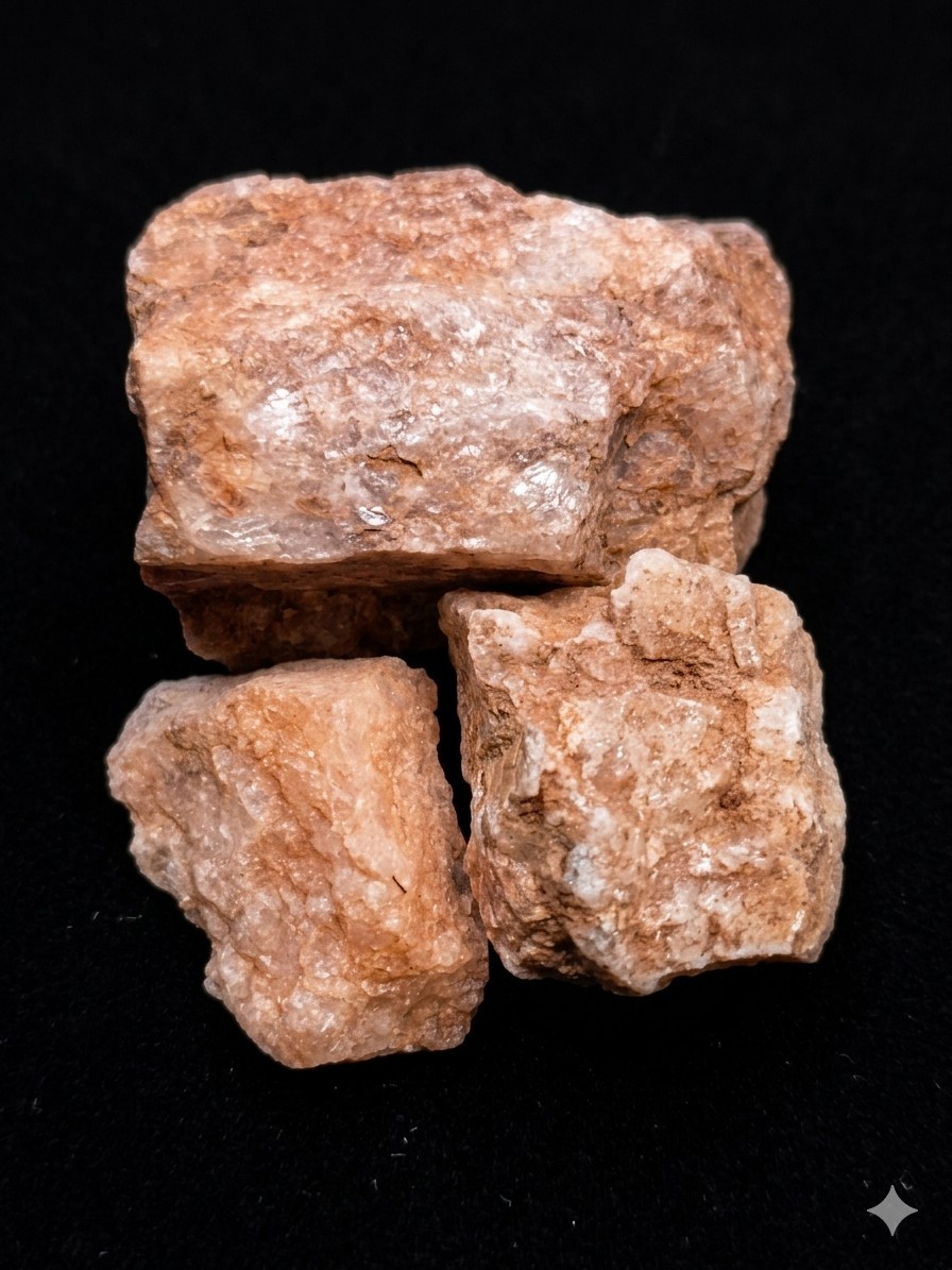 Raw Georgia Peach Feldspar Specimen – Natural Peach Orthoclase Crystal Rough