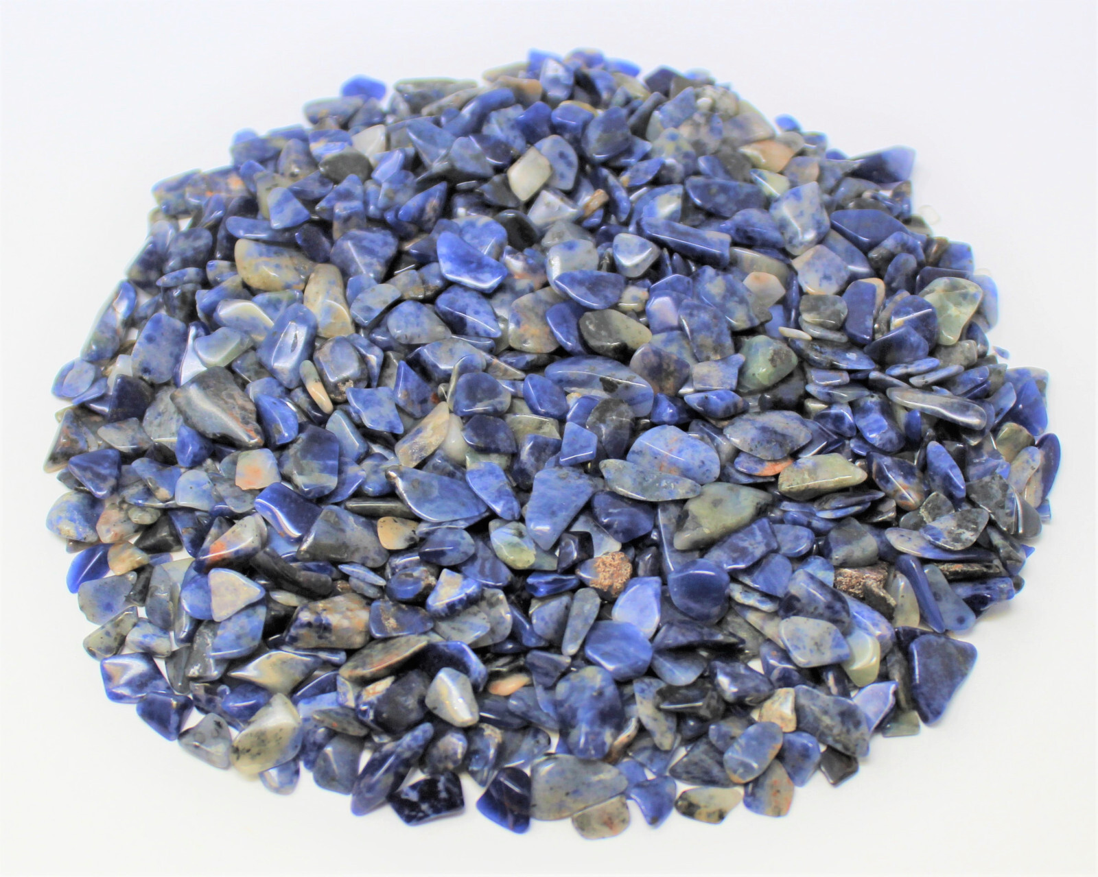 Sodalite Semi Tumbled Gemstone Mini Chips 5 – 8 mm Lots (Sodalite Crystal Chips)
