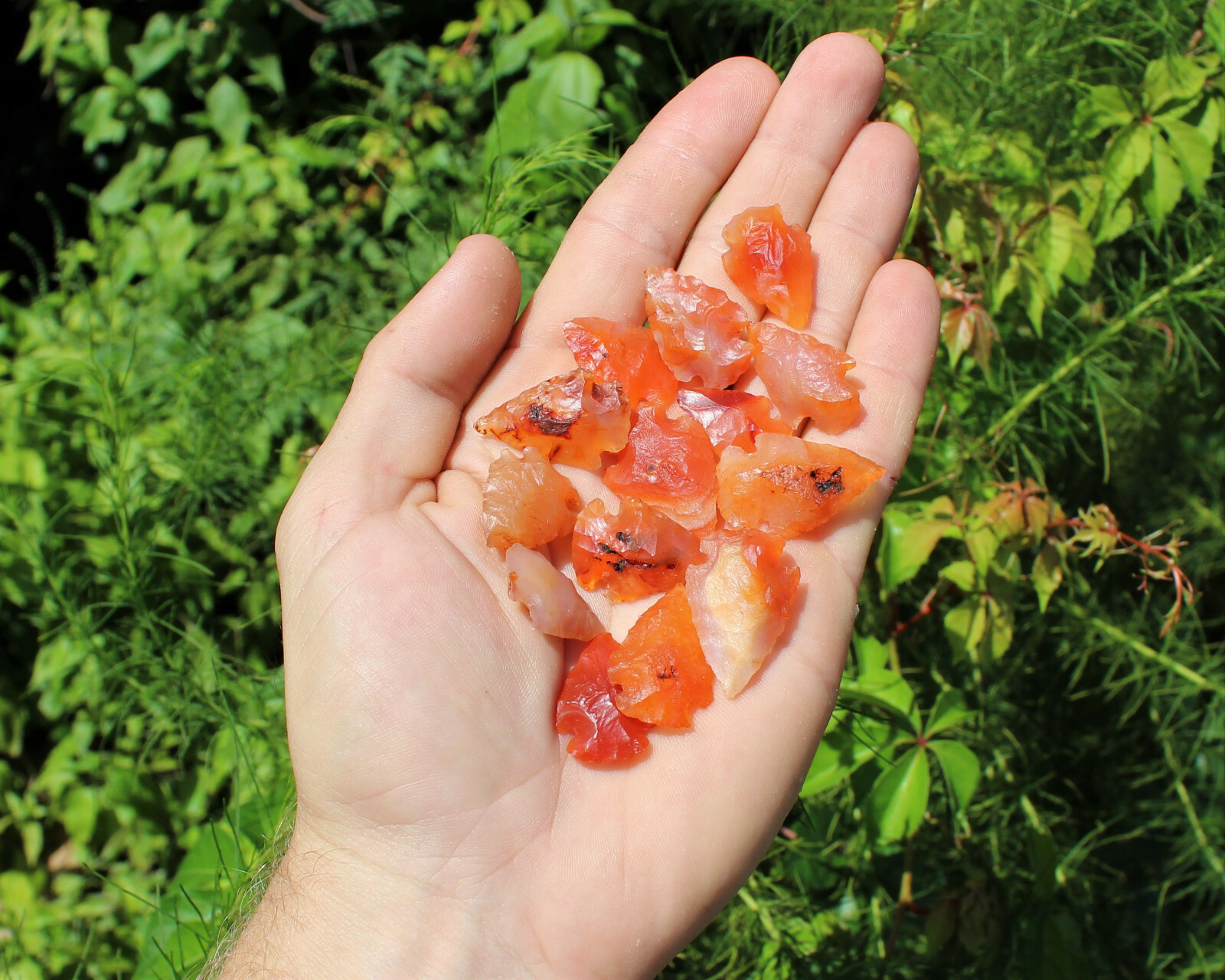 Carnelian Arrowheads: Choose How Many (‘A’ Grade Carnelian, Stone Arrowheads)