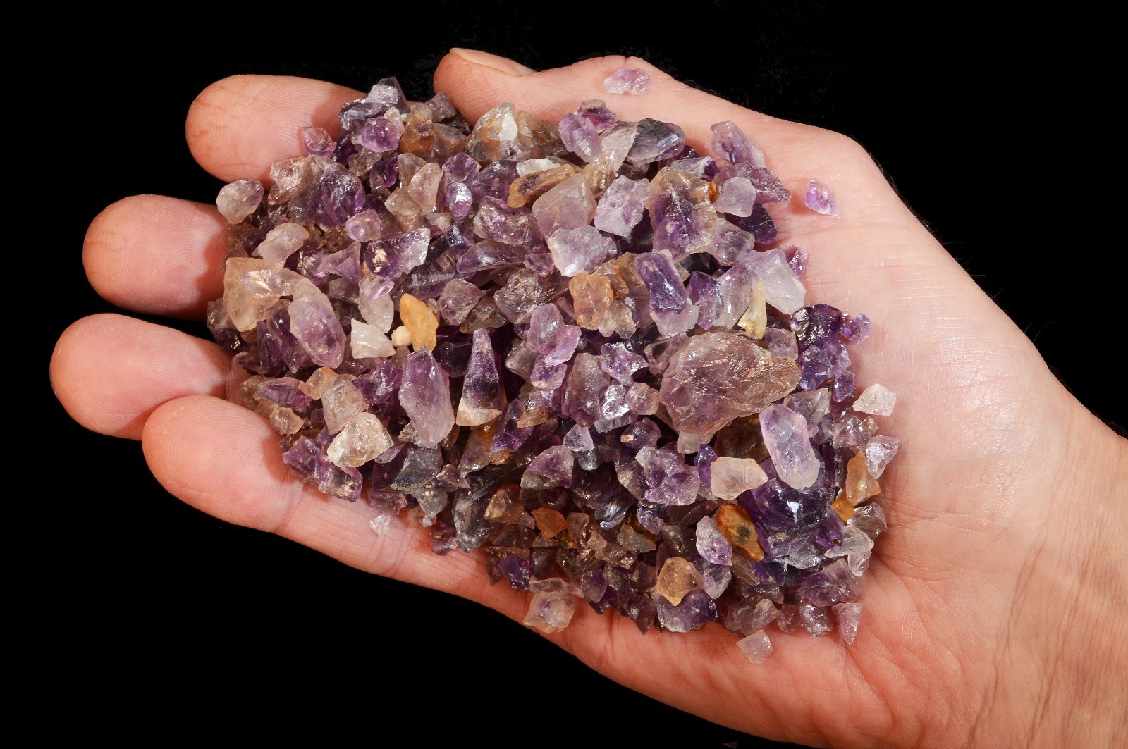Amethyst Crystal Chips 6 Ounce Bag Rocks for Arts & Crafts Terrariums Planters