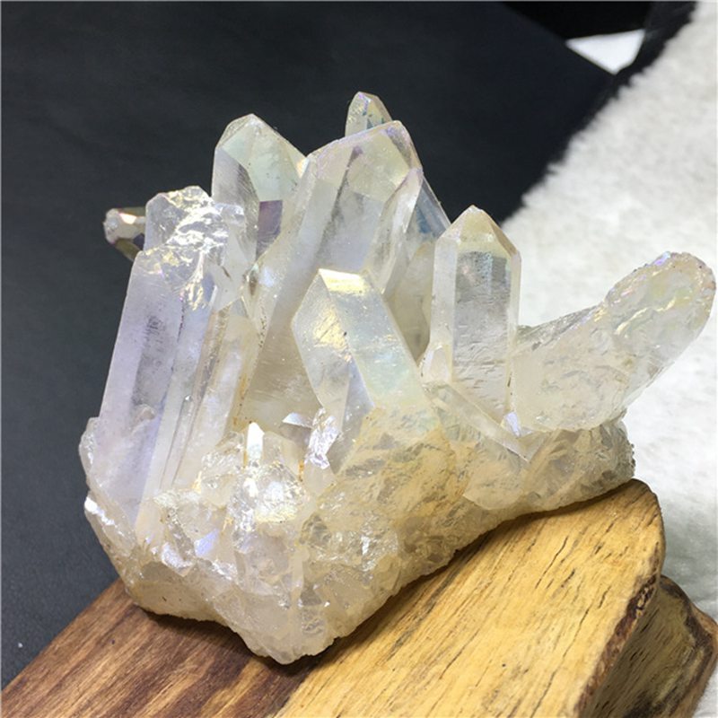 Large Natural Clear Quartz Crystal Cluster Mineral Stone Druzy Geode Specimen