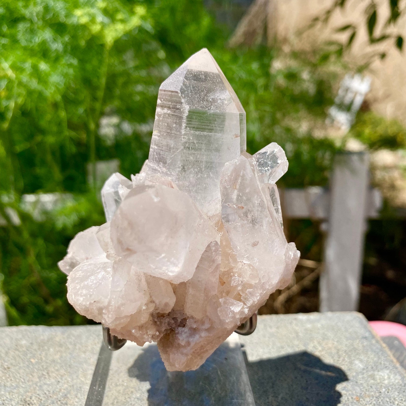 217G A+++Large Natural white Crystal Himalayan quartz cluster /mineralsls