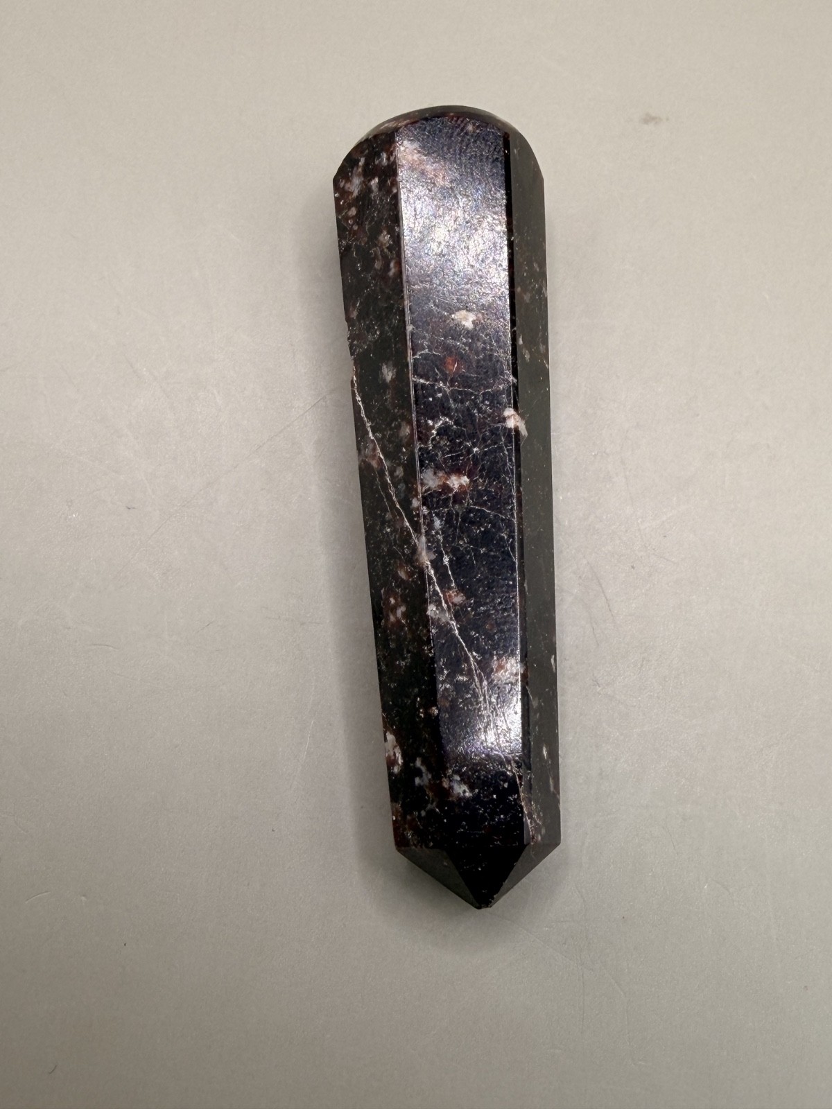 Garnet Wand 0.98oz 3.75″ Double Terminated Red Garnet Crystal Point Healing