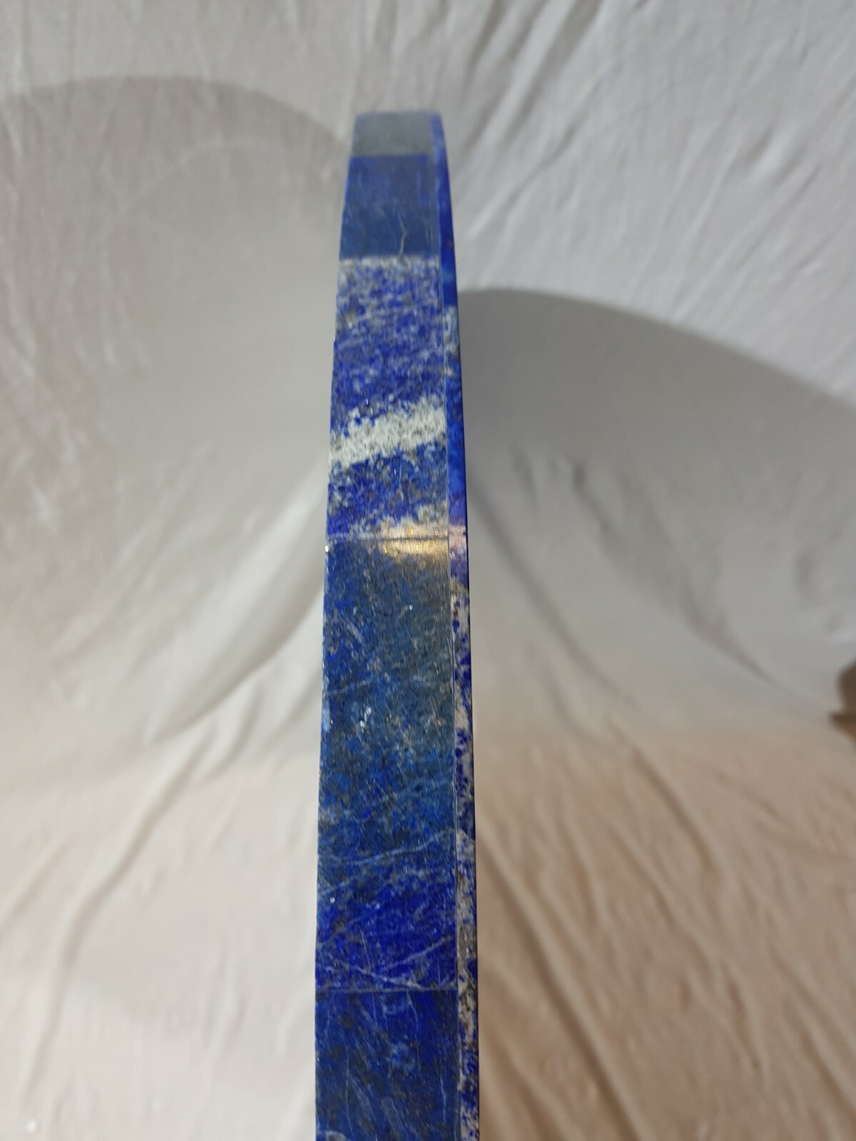 Lapis Lazuli Table Plate Mosaic Wall Decoration Floral 20 7/8in Diameter Stone