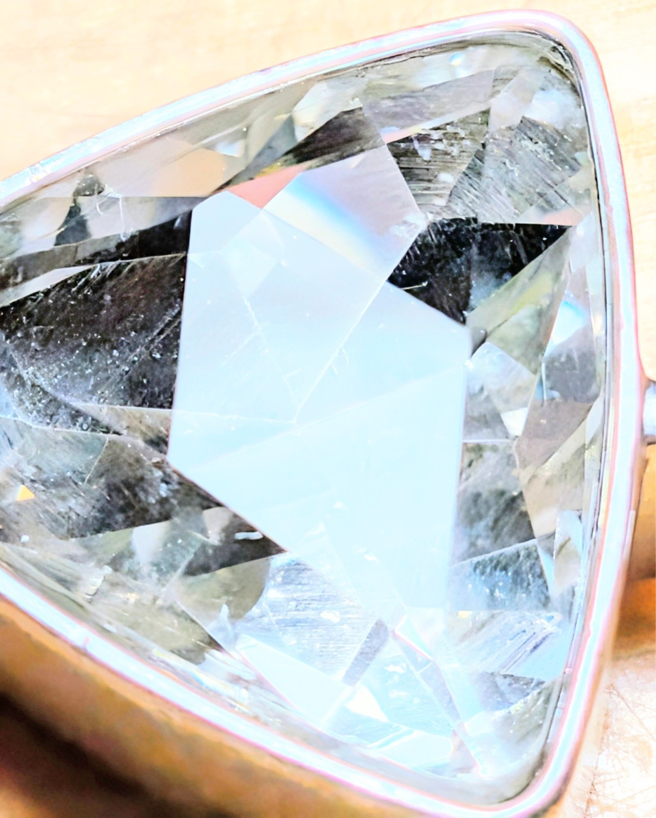 Crystal Triangle Jewelry 1 Inch