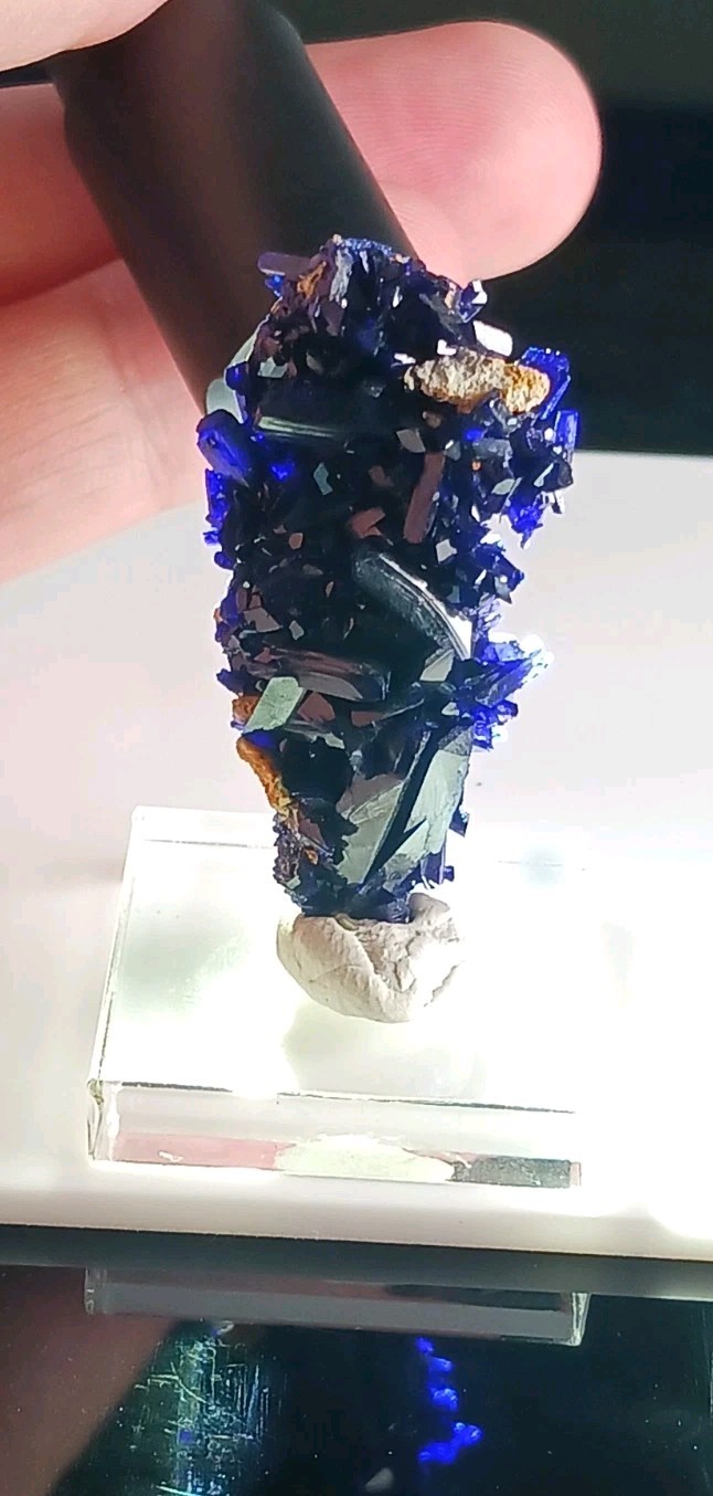 8.5 Gram Morrocan Azurite Crystal Display Specimen – 45mm Long