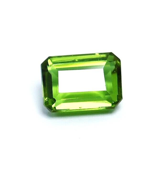Alexandrite Emerald Cut Multi Color Changing Stone 9-10 CT Loose Gemstone