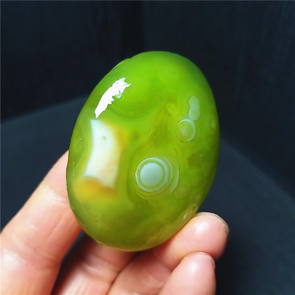 Rare 50.7G Natural Gobi Agate Eyes Agate/stone Madagascar CA4677