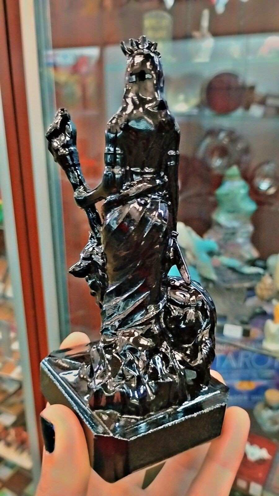 Black Obsidian Hekate & Wolf
