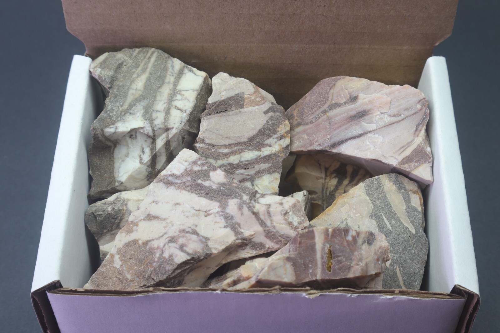 Zebra Jasper 1 LB Natural Mineral Black & White Gemstone Specimens