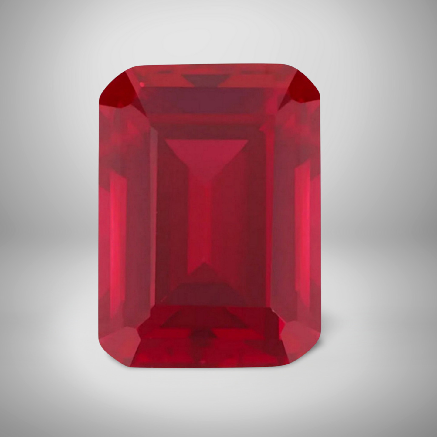 Ruby Emerald Cut Gemstone 9.1 Cts – 16×12 mm VVS Loose Gem