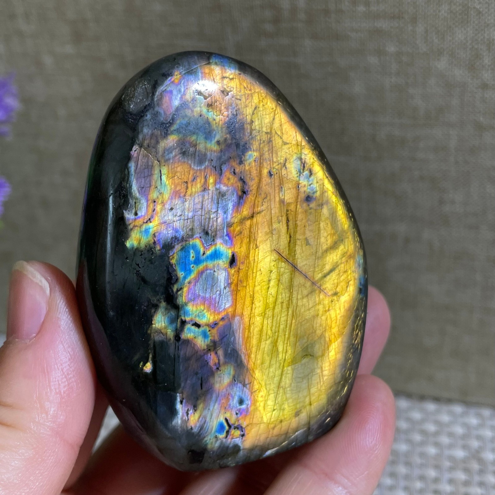 Natural Labradorite Crystal gemstone rough original Specimen 151g