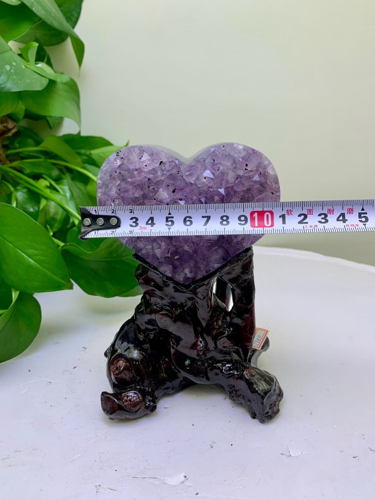 0.8kg Natural Amethyst heart-shaped quartz crystal Healing Ornaments