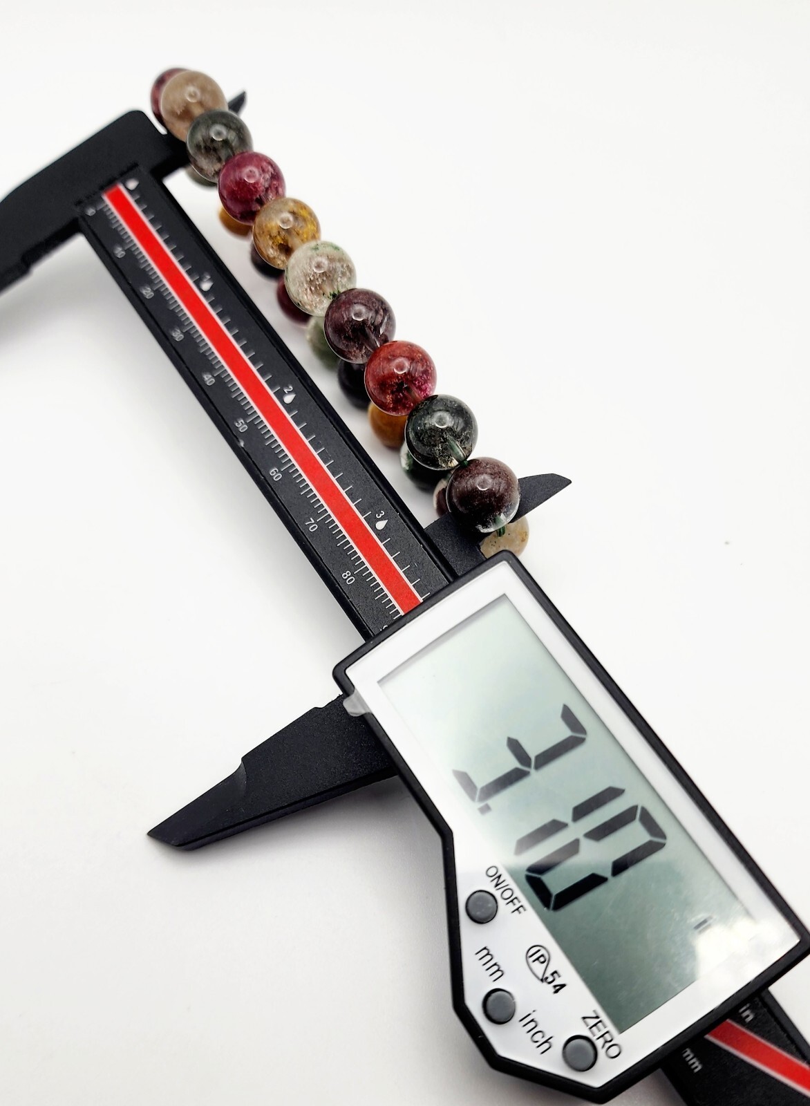 Garden Quartz *Color Enhanced* Strech Beaded Gemstone Braclet, 4 Seasons Color’s