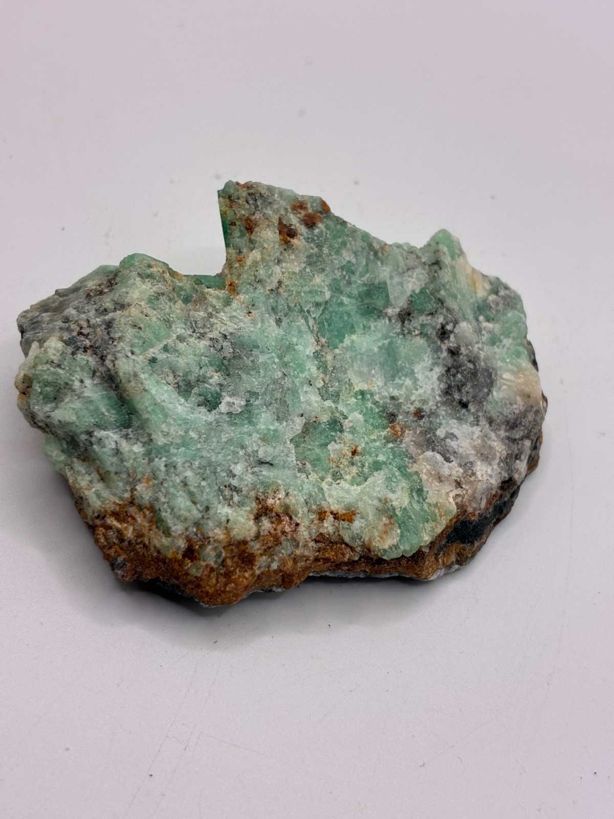Rough Crystal Colombian Emerald Raw Matrix Collector Piece, Natural Not treament