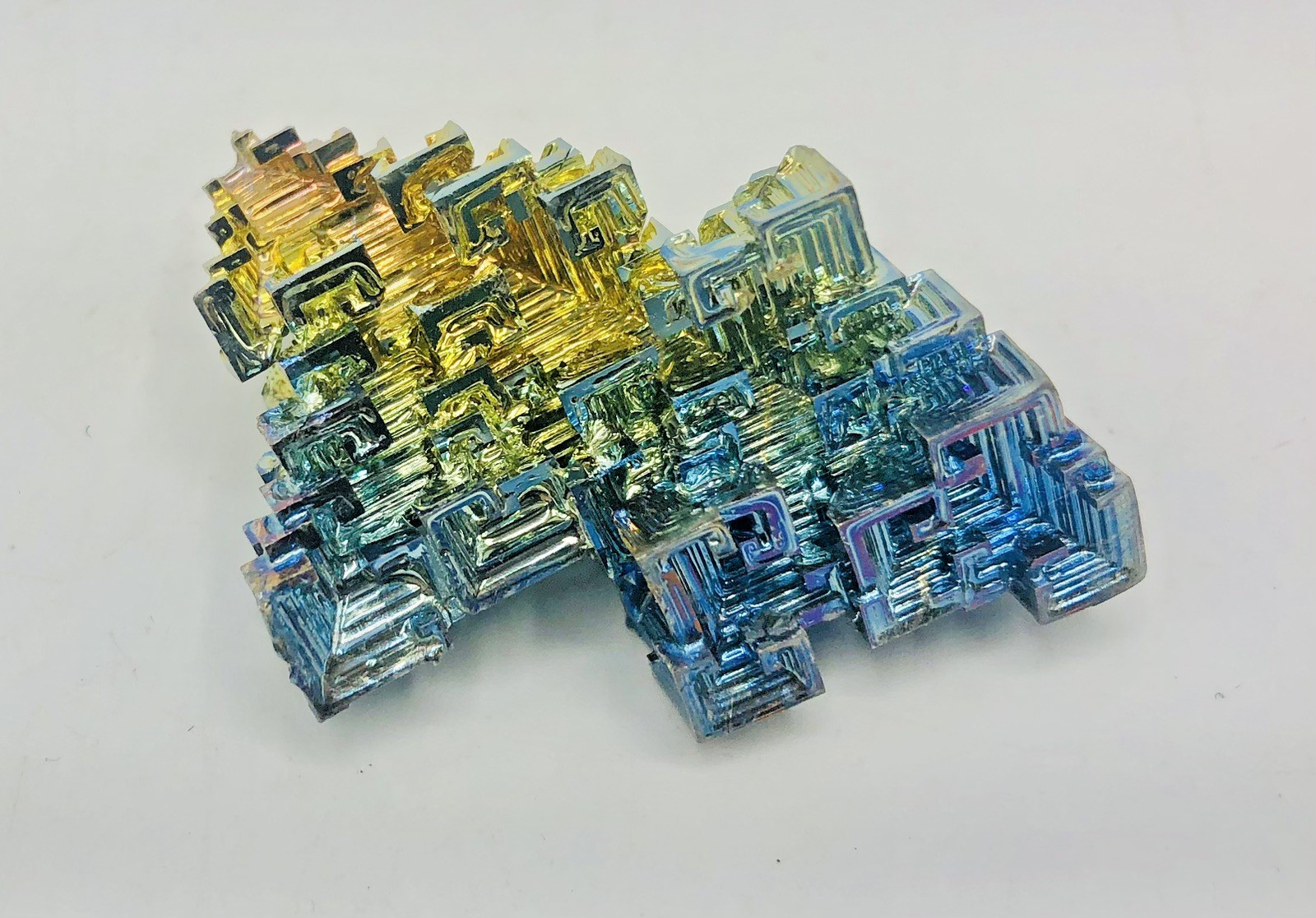 4oz Bismuth Rainbow Crystal Element Bi Gemstone Mineral Specimen West Germany