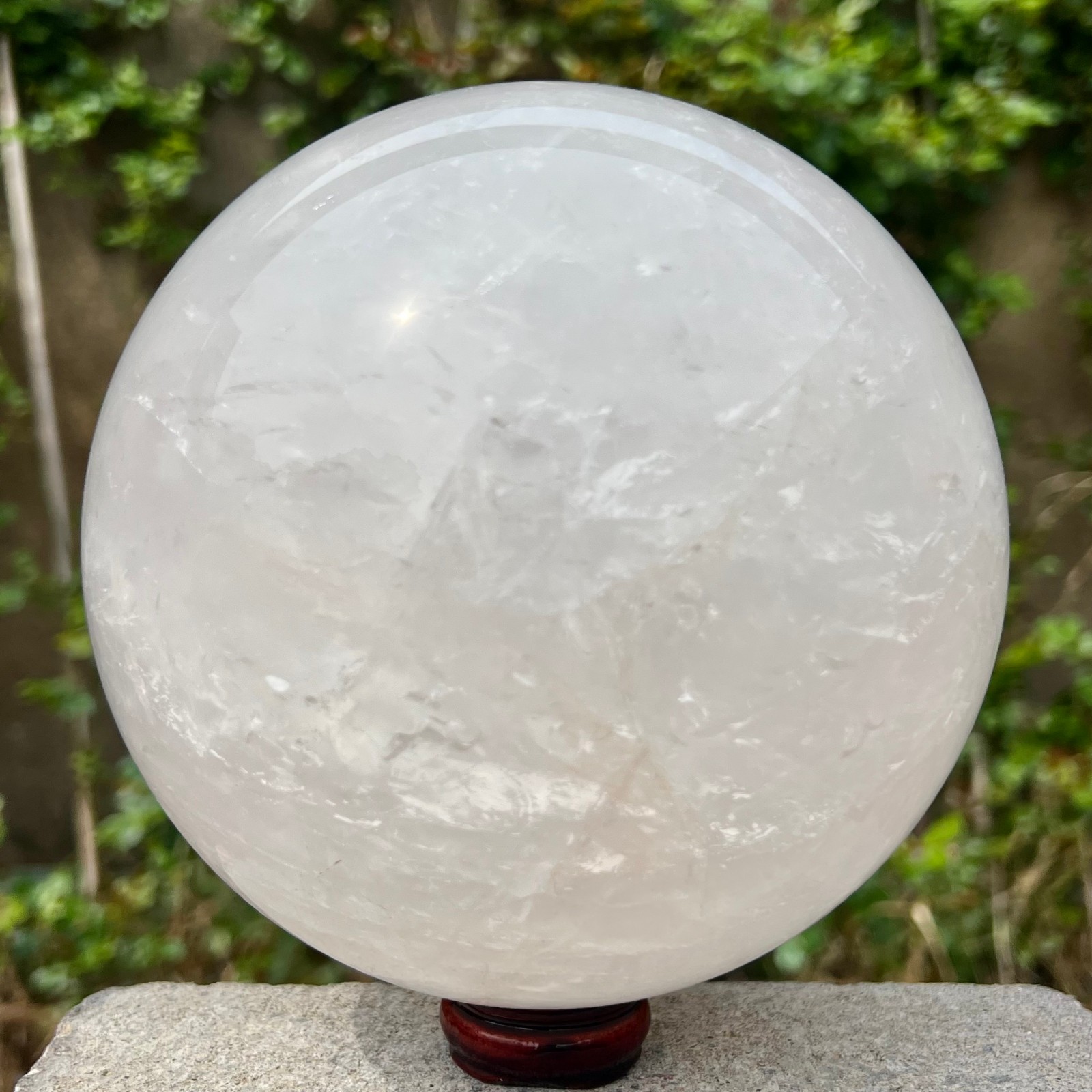 11LB Top Natural Quartz Sphere Crystal Ball Reiki Meditation Gems Gifts