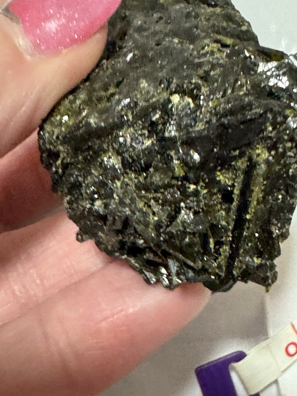 Epidote Crystal Specimen