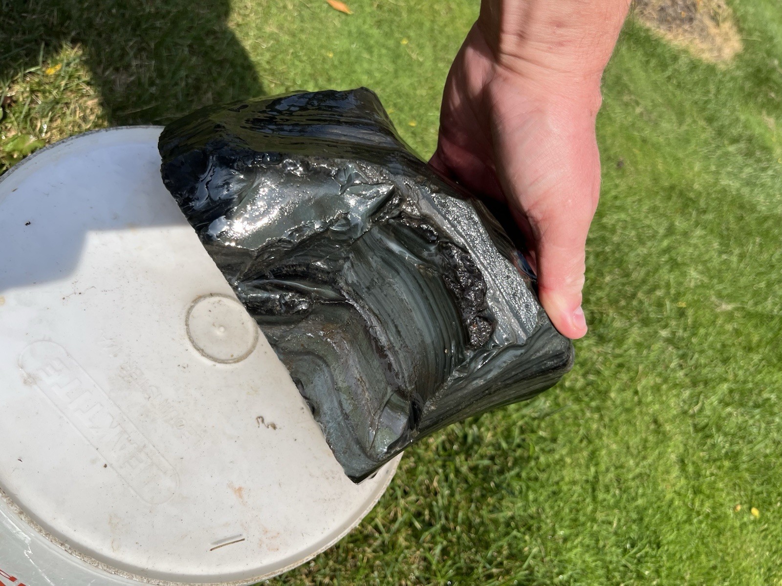 10lb Natural Rough Rainbow Obsidian Crystal Volcanic Stone Mineral Beautiful!