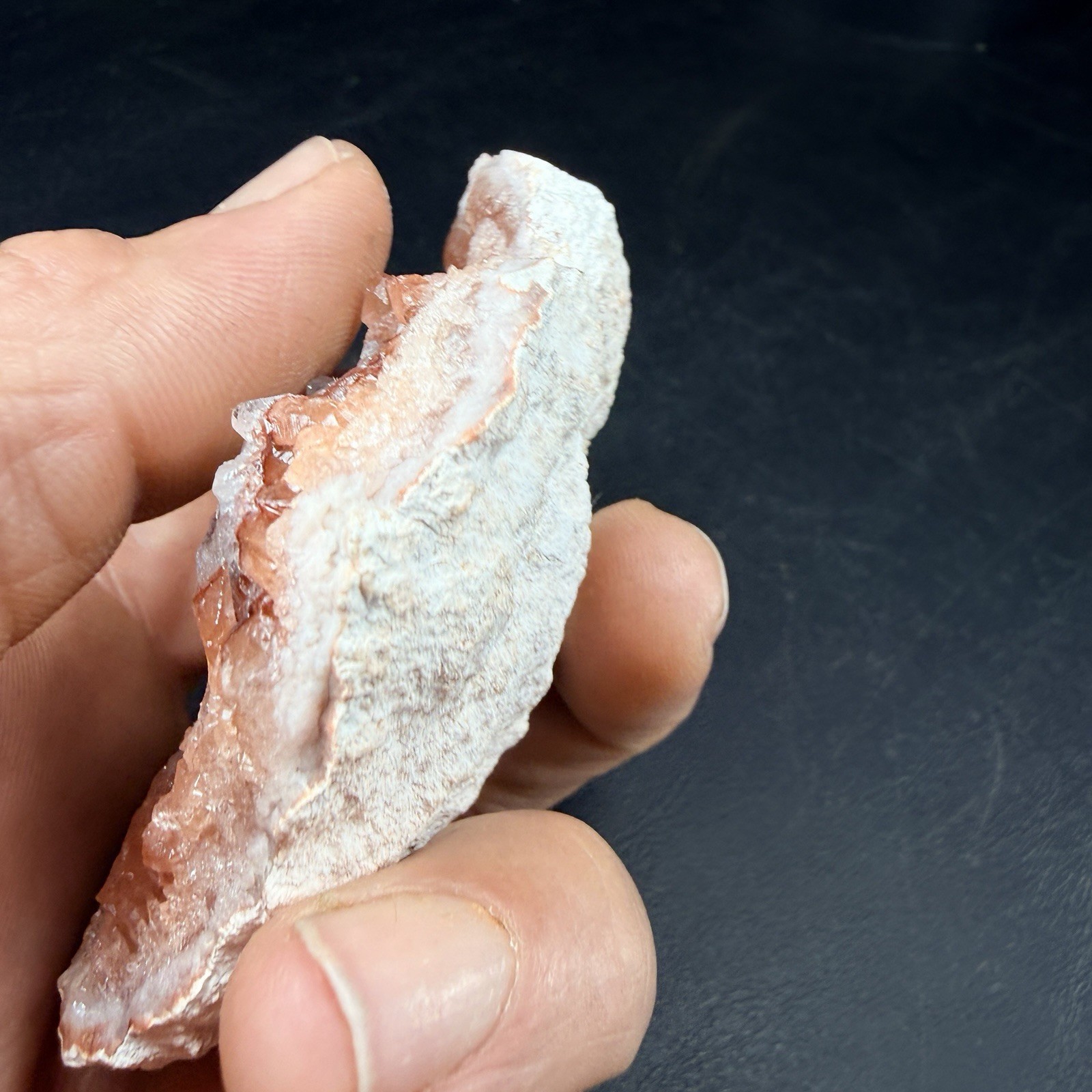 Pink Amethyst Quartz Crystal from Geode Patagonia, Argentina *Video*